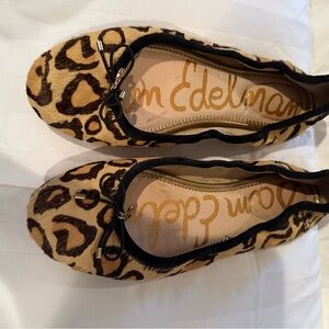 Sam Edelman Leopard Print Ballet Flats
